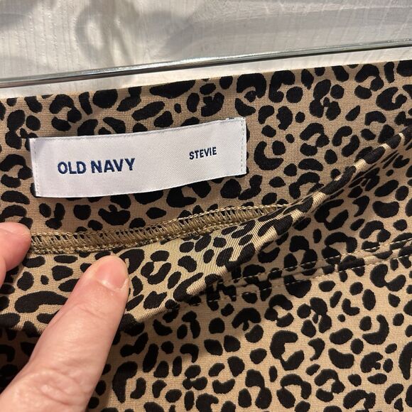 Old Navy‎ Stevie Animal Print Pull On Pants Womens Size Large NWT - Picture 4 of 6